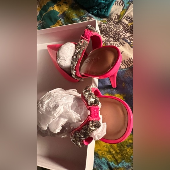 AMINAH ABDUL JILLIL Barbie Pink ELECTRIFYING Slingback - Picture 10 of 10